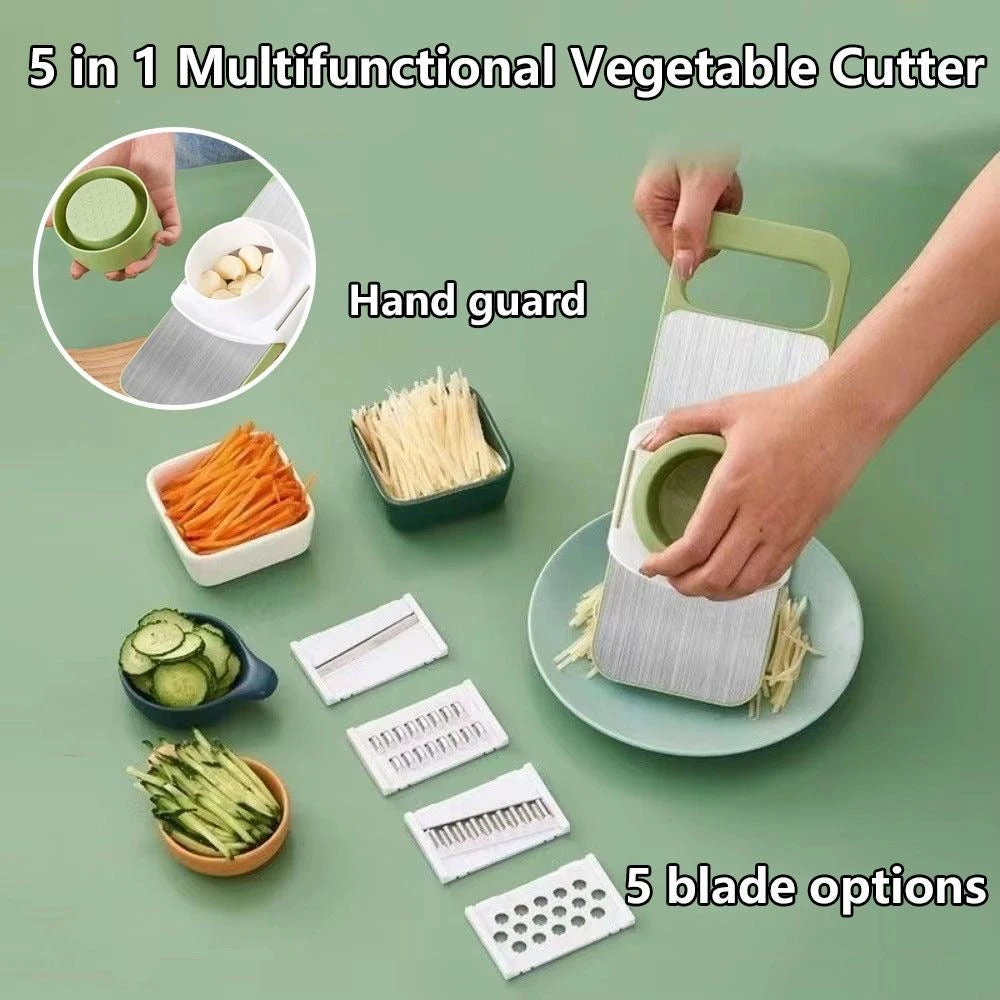 5 In 1 Multifunctional Vegetable Chopper