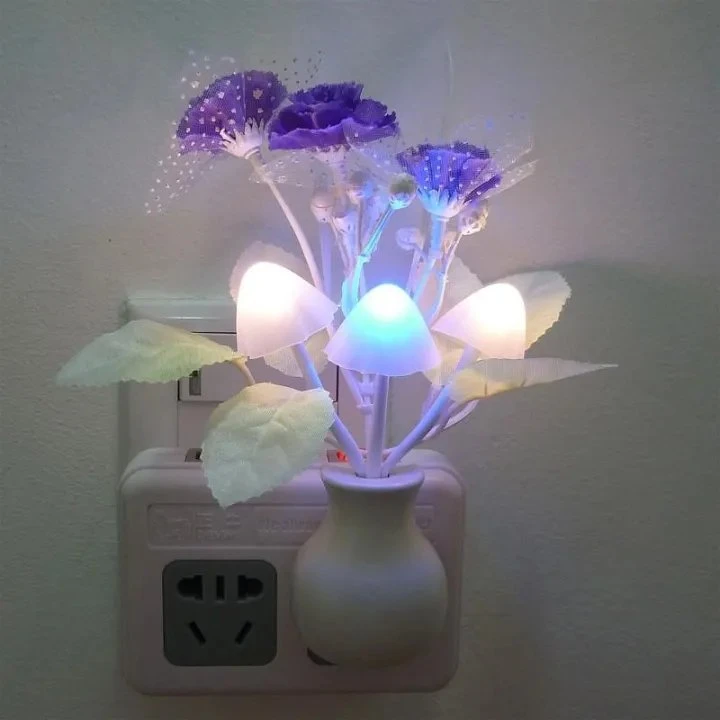 LED Sensor Dream Mushroom Lamp - Multicolor Night Light