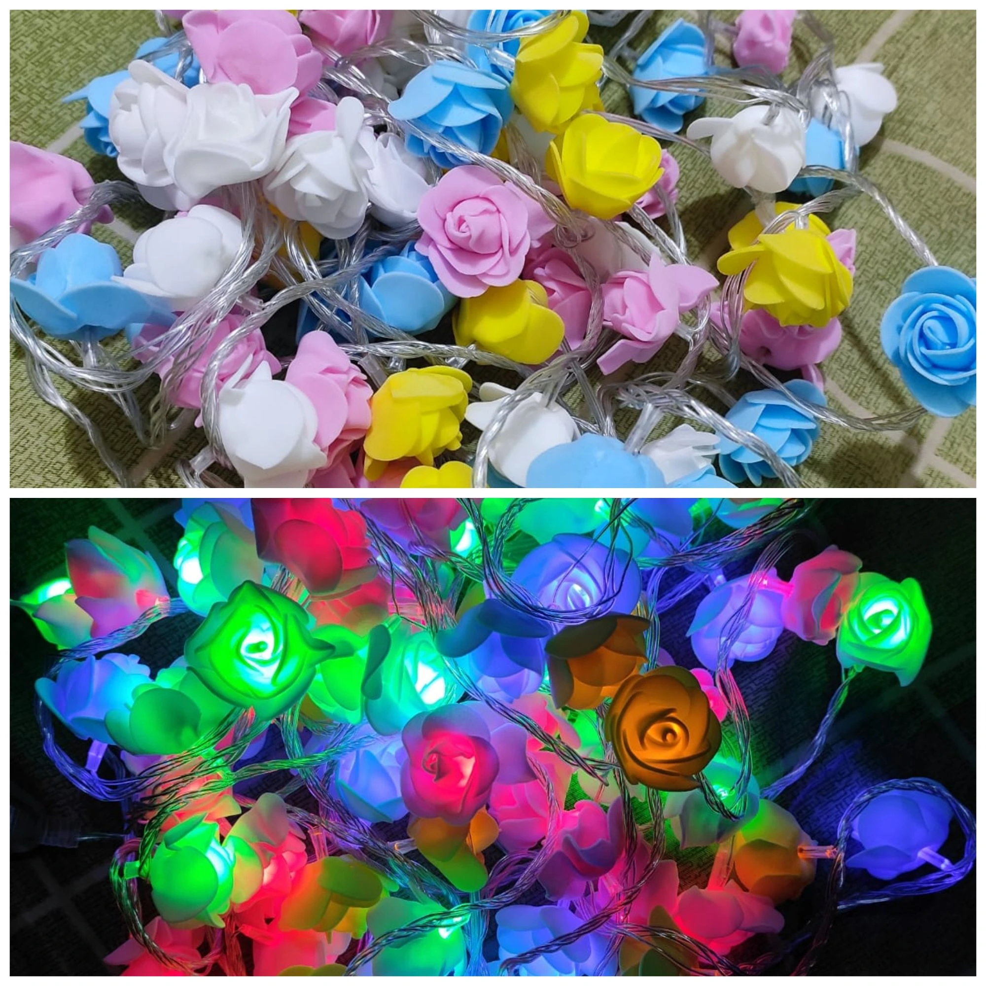RM For 80 pieces Rose fairy light set current system Super collection
